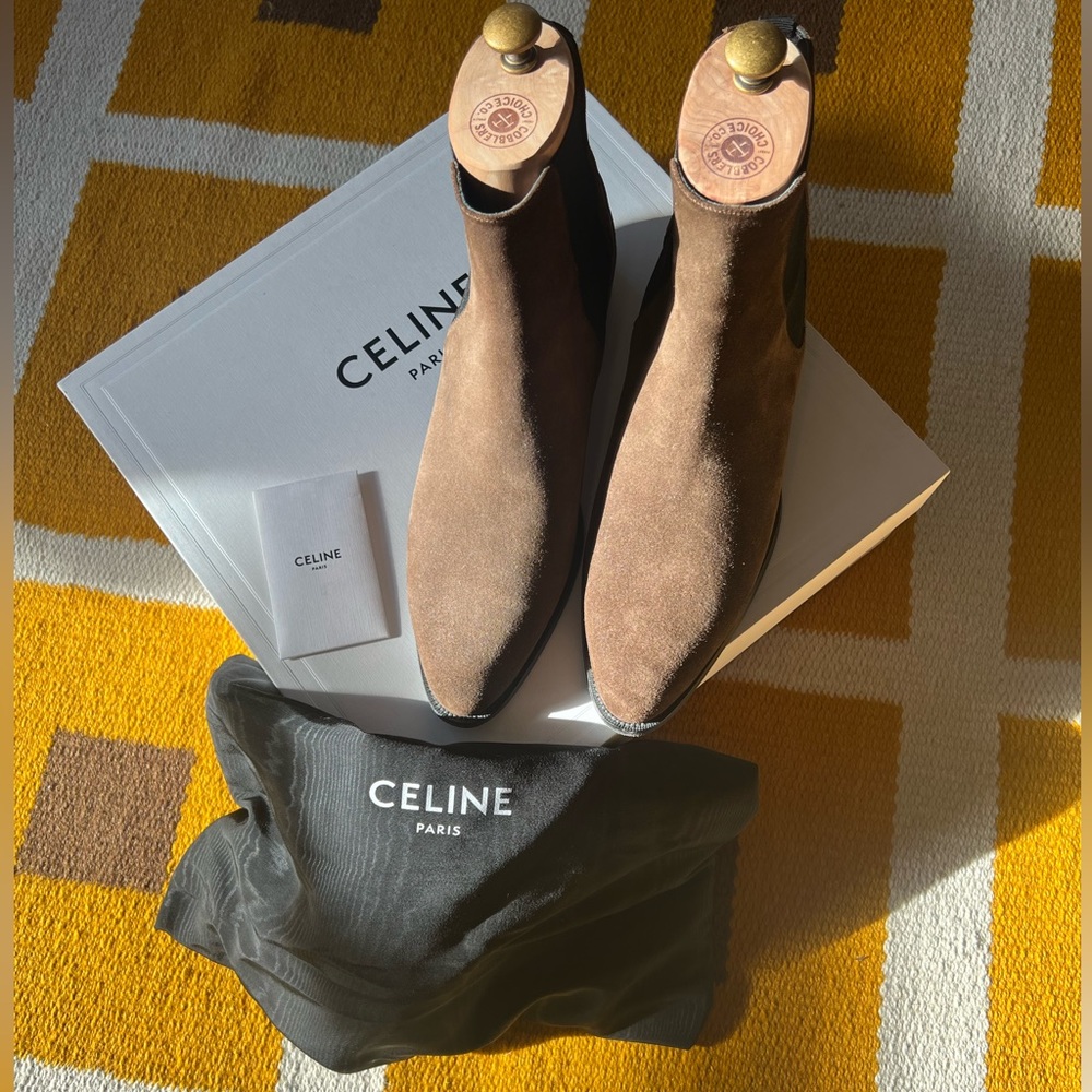 Celine Drugstore Chelsea Boots, Size 42 EU